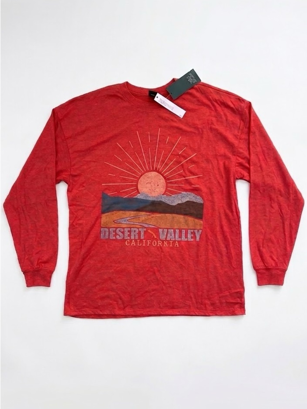 Wild Fable‎ Desert Valley California Long sleeve Graphic T-shirt Size M UNISEX